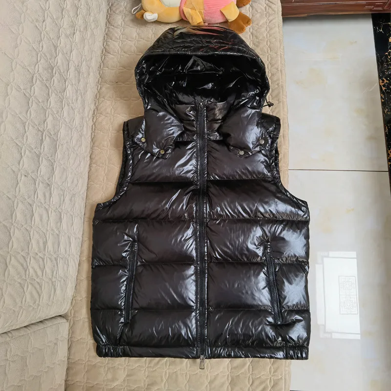 Men's Vest Autumn Winter Jacket Hooded Sleeveless Down Coat Female Parka Thick Black/white Keep Warm Padded Vests Women Clothes
Men's Vest Autumn Winter Jacket Hooded Sleeveless Down Coat Female Parka Thick Black/white Keep Warm Padded Vests Women Clothes