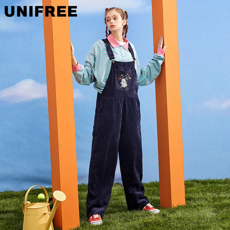Женские джинсовые комбинезоны UNIFREE, однотонные женские элегантные длинные синие модные костюмы для офиса в стиле High Street 2021
Женские джинсовые комбинезоны UNIFREE, однотонные женские элегантные длинные синие модные костюмы для офиса в стиле High Street 2021