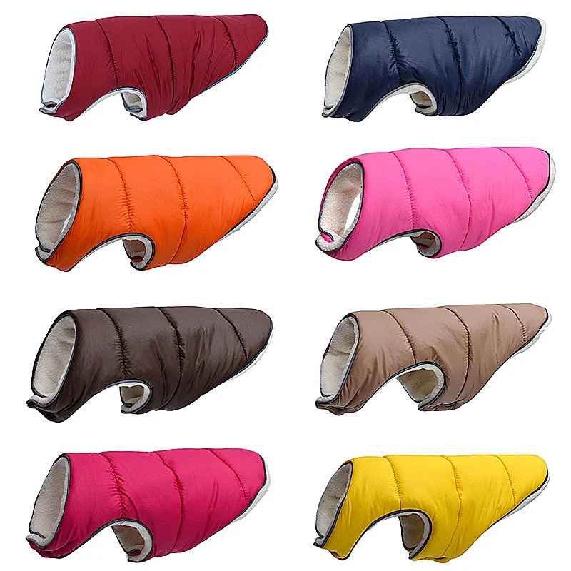 Warm Winter Dog Clothes Reflective Puppy Clothing Vest Comfortable Fleece Pet Jacket Dogs Coat For Small Medium Large Dogs 2020
Warm Winter Dog Clothes Reflective Puppy Clothing Vest Comfortable Fleece Pet Jacket Dogs Coat For Small Medium Large Dogs 2020