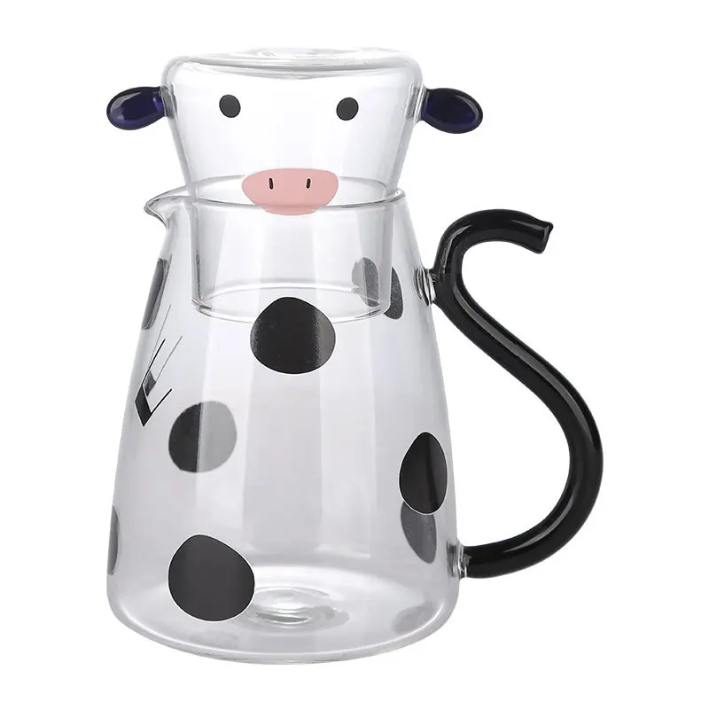 550ml Microwave Milk Pot Flower Teapot Cold Water Kettle Glass Set Cute Cartoon One Pot and Cup Water Bottle Glass
550ml Microwave Milk Pot Flower Teapot Cold Water Kettle Glass Set Cute Cartoon One Pot and Cup Water Bottle Glass