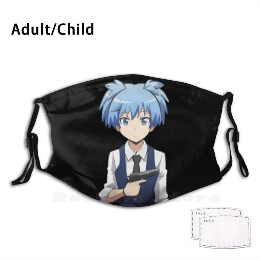 Assassination | Anime | Mask Pm2.5 Filter Washable Adult Kid DIY Assassination Anime Karma Assassination Nagisa Koro Sensei
Assassination | Anime | Mask Pm2.5 Filter Washable Adult Kid DIY Assassination Anime Karma Assassination Nagisa Koro Sensei