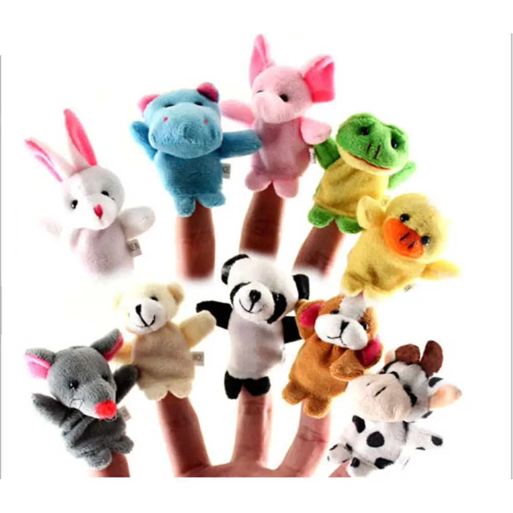 10Pcs Cute Cartoon Animal Shape Double Layer Finger Puppet with Feet Plush Toys for Story Telling
10Pcs Cute Cartoon Animal Shape Double Layer Finger Puppet with Feet Plush Toys for Story Telling