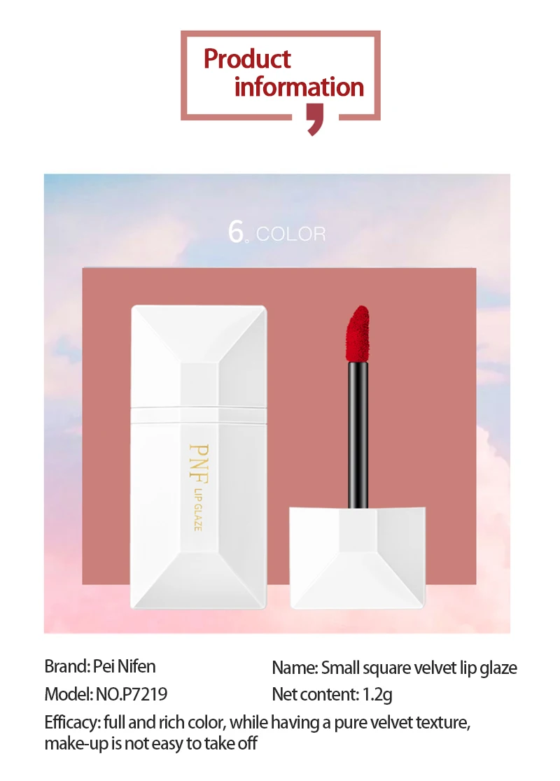 6 Colors Velvet Lipstick Matte Texture Waterproof And Sweat-proof Long Lasting Rich Color Lipstick Lip Gloss Make Up TSLM1
6 Colors Velvet Lipstick Matte Texture Waterproof And Sweat-proof Long Lasting Rich Color Lipstick Lip Gloss Make Up TSLM1