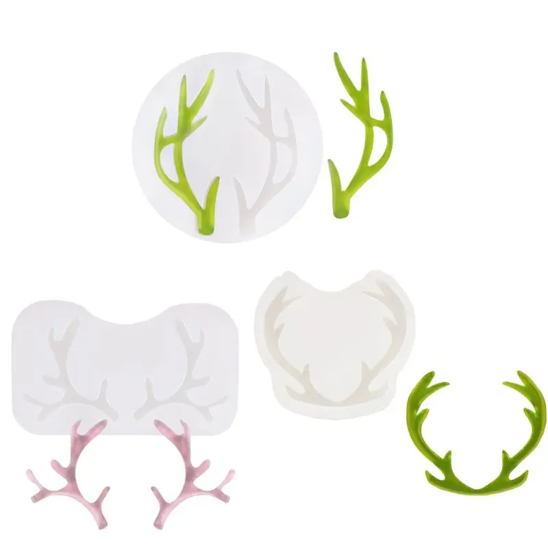 3Pcs Lovely Antlers Necklace Pendant Hairpin Epoxy Resin Silicone Mold Jewelry Earrings Making Tools
3Pcs Lovely Antlers Necklace Pendant Hairpin Epoxy Resin Silicone Mold Jewelry Earrings Making Tools
