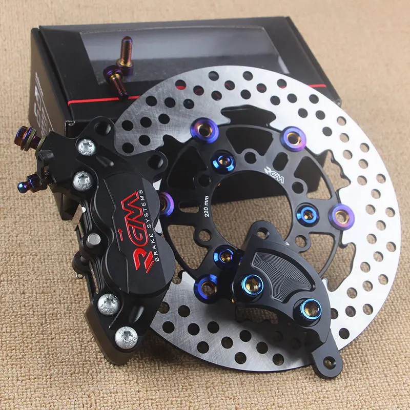 Motorcycle Front Brake System Kit 40mm Brake Calipers + 220mm Brake Discs for YAMAHA Kawasaki bws
Motorcycle Front Brake System Kit 40mm Brake Calipers + 220mm Brake Discs for YAMAHA Kawasaki bws