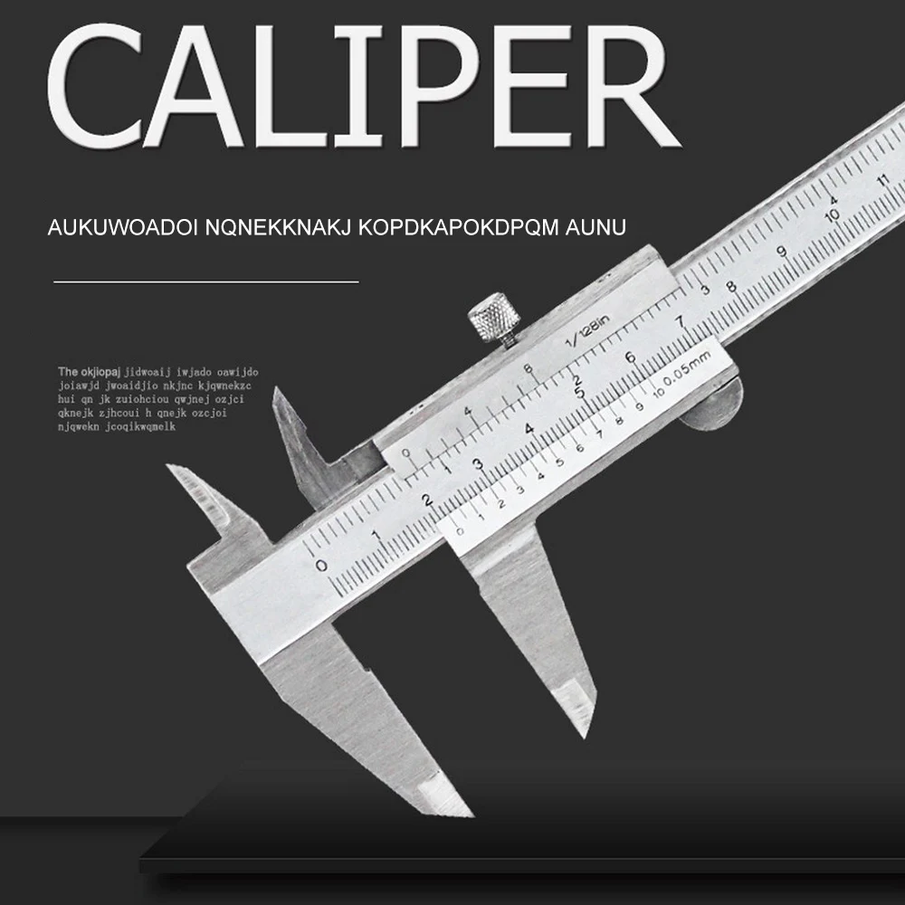 Vernier Caliper 0-150/200/300mm Stainless Steel Metal Calipers Vernier CaliperGauge Micrometer Metric System Measuring Tools
Vernier Caliper 0-150/200/300mm Stainless Steel Metal Calipers Vernier CaliperGauge Micrometer Metric System Measuring Tools