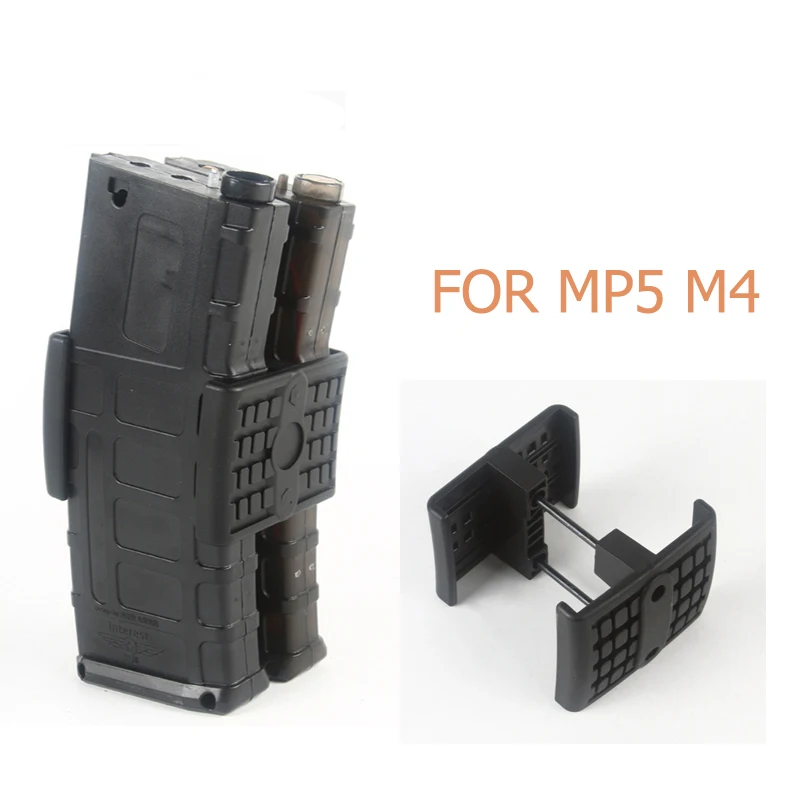 Tactical Rifle Gun Magazine Parallel Connector for MP5 M4 Airsoft Double Mag Coupler Connector Clip Hunting Accessories
Tactical Rifle Gun Magazine Parallel Connector for MP5 M4 Airsoft Double Mag Coupler Connector Clip Hunting Accessories