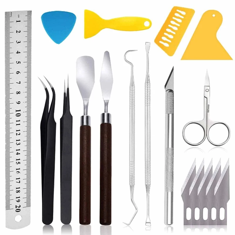 18pcs Scrapbooking Paper Tool Set Hand-cut Paper DIY Homemade Greeting Card Paper Handmade Releasing Crafts Cuts DIY Cutting
18pcs Scrapbooking Paper Tool Set Hand-cut Paper DIY Homemade Greeting Card Paper Handmade Releasing Crafts Cuts DIY Cutting