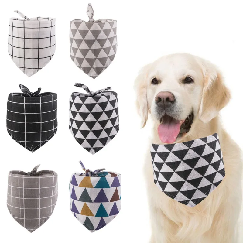 Dog Triangular Bandanas Cotton Pet Scarf Pet Bandana Bibs Dog Washable Bow ties Collar Cat Dog Scarf Large Dog Accessories
Dog Triangular Bandanas Cotton Pet Scarf Pet Bandana Bibs Dog Washable Bow ties Collar Cat Dog Scarf Large Dog Accessories