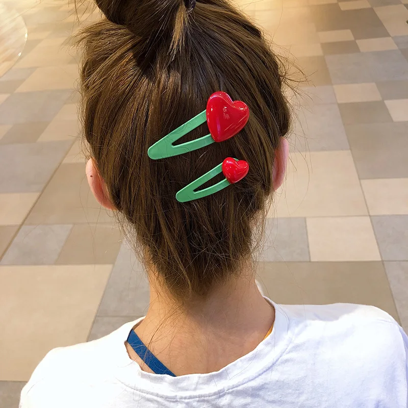 New Girl Colorful Bb Clip Love Hair Clip Set Cute Candy Color Side Clip Back Head Spoon Clip Girls Hairpin Headress
New Girl Colorful Bb Clip Love Hair Clip Set Cute Candy Color Side Clip Back Head Spoon Clip Girls Hairpin Headress