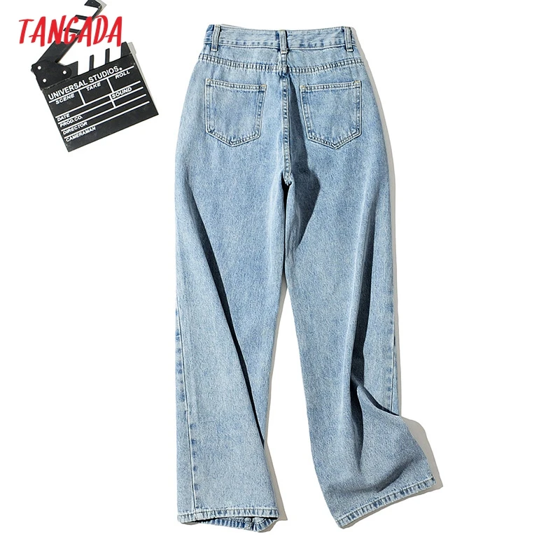 Tangada 2021 Fashion Women Long Jeans Pants Trousers with Belt Pockets Buttons Female Denim Pants PP05
Tangada 2021 Fashion Women Long Jeans Pants Trousers with Belt Pockets Buttons Female Denim Pants PP05