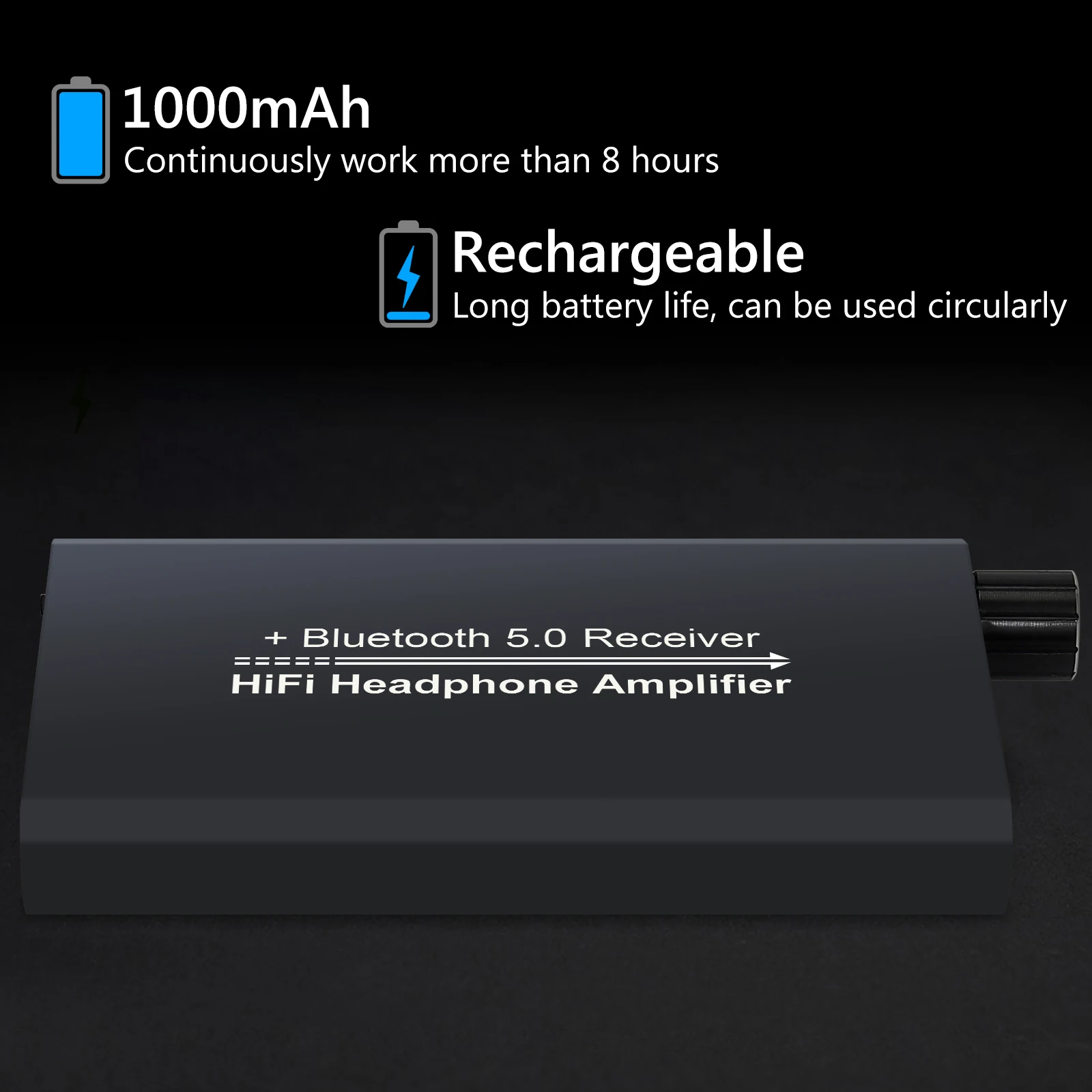 Neoteck 16-300 Bluetooth Headphone Amplifier 3.5mm Audio HiFi Earphone Amplifier For aptX aptX Low Latency SBC AAC Mobile Phone
Neoteck 16-300 Bluetooth Headphone Amplifier 3.5mm Audio HiFi Earphone Amplifier For aptX aptX Low Latency SBC AAC Mobile Phone