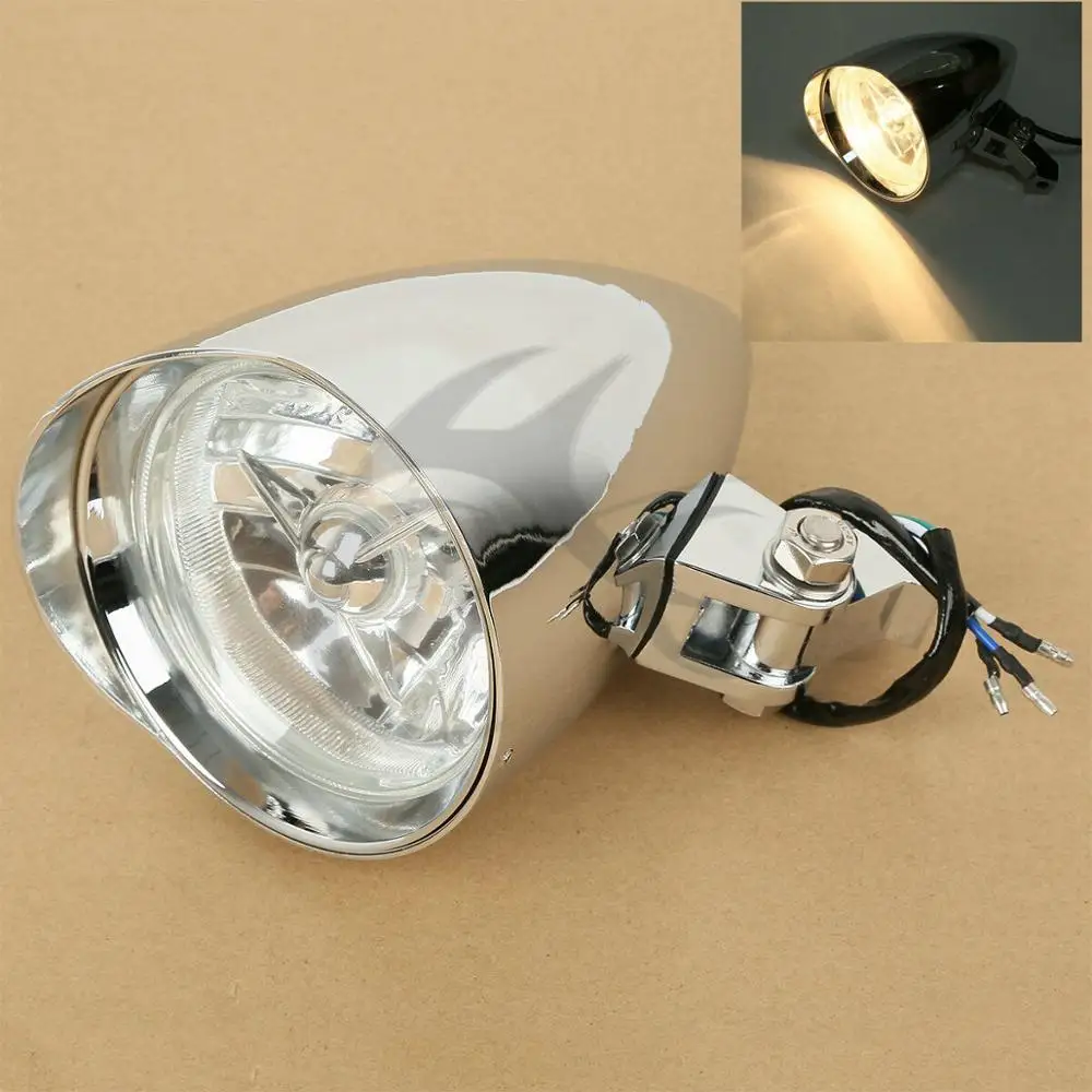 Motorcycle Bullet Tri Bar 4.5" 5.75'' H4 Headlight Headlamp For Harley Bobber Chopper Cruiser Custom Sportster Dyna Softail
Motorcycle Bullet Tri Bar 4.5" 5.75'' H4 Headlight Headlamp For Harley Bobber Chopper Cruiser Custom Sportster Dyna Softail