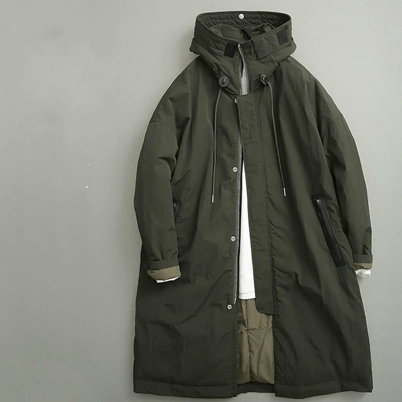 Winter New Fashion Men Down Jacket Long Casual Hooded Coat Gray Duck Down Trench Coat
Winter New Fashion Men Down Jacket Long Casual Hooded Coat Gray Duck Down Trench Coat