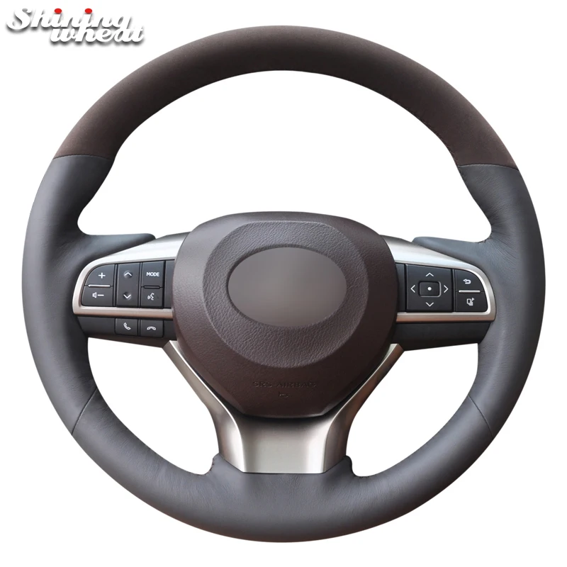 Dark brown Suede Dark grey Leather Car Steering Wheel Cover for Lexus ES200 ES300 2015-2017
Dark brown Suede Dark grey Leather Car Steering Wheel Cover for Lexus ES200 ES300 2015-2017