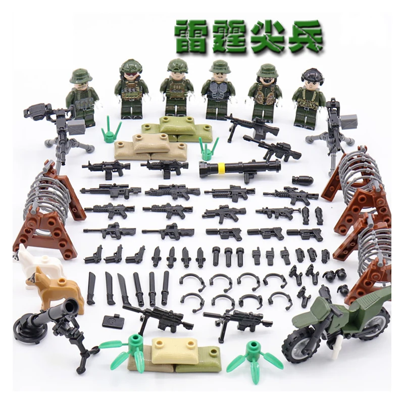DIY Military Minifigure Assembled Building Blocks SEAL Delta Soldier Model Special Operations
DIY Military Minifigure Assembled Building Blocks SEAL Delta Soldier Model Special Operations