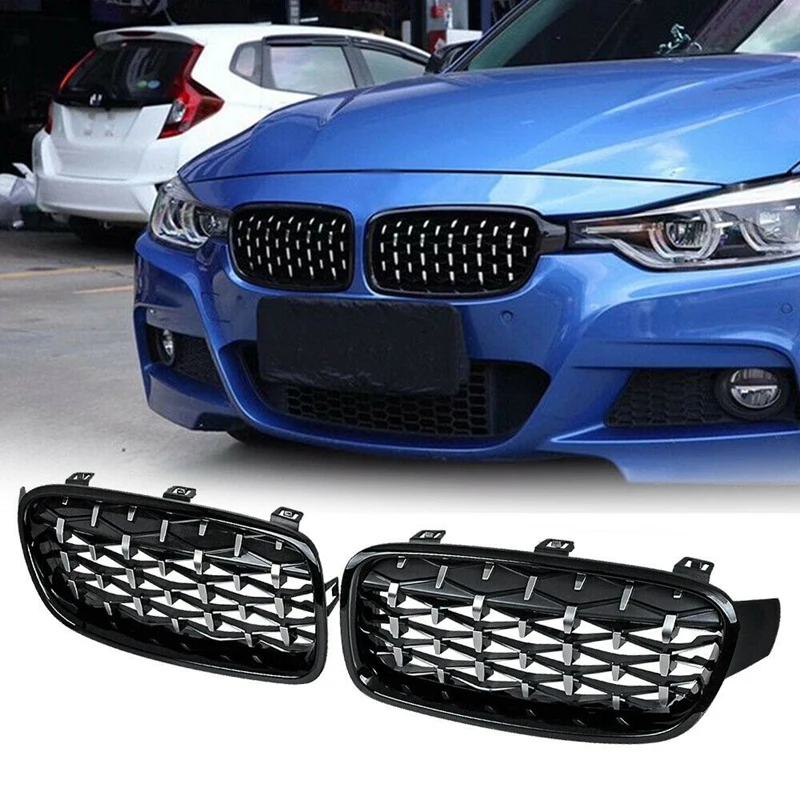Front Kidney Grill, Front Hood Diamond Grille Meteor Grill for-BMW F30 F31 F35 320I 328I 335I 2012-2018 
Front Kidney Grill, Front Hood Diamond Grille Meteor Grill for-BMW F30 F31 F35 320I 328I 335I 2012-2018