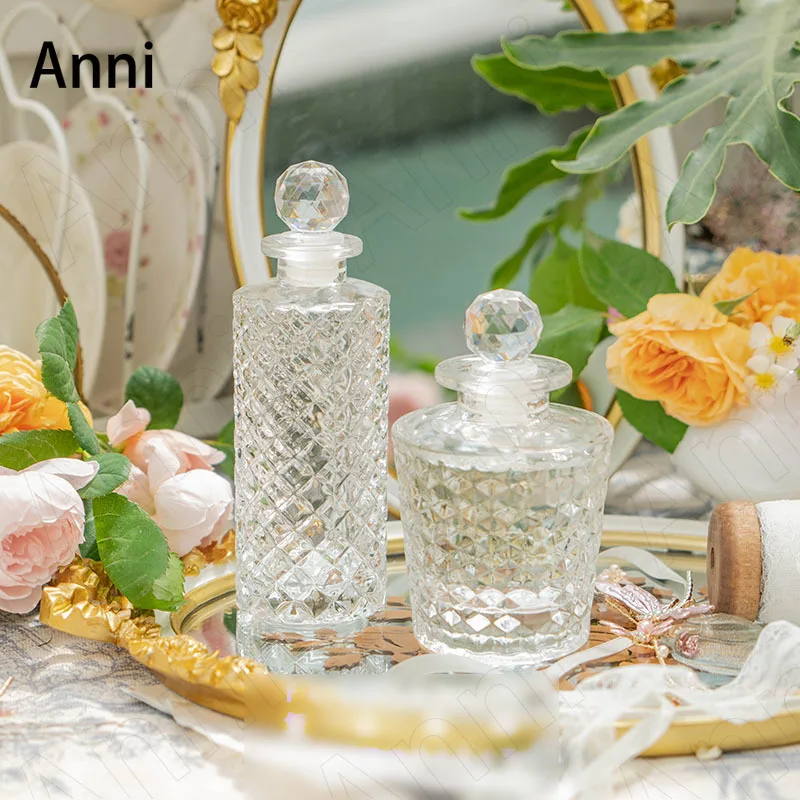 Стеклянная бутылка для духов в скандинавском стиле, современный рельефный флакон с алмазной текстурой для хранения ароматерапии, украшение для дома, гостиной 
Стеклянная бутылка для духов в скандинавском стиле, современный рельефный флакон с алмазной текстурой для хранения ароматерапии, украшение для дома, гостиной