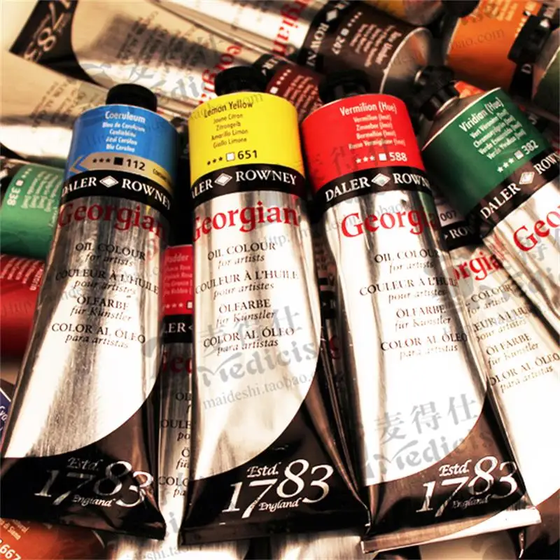 Georigian 225ML Oil Paints Artist Pigment Professional Painter Paint Big-Capacity Professional Use Exercises Improve Abilities 
Georigian 225ML Oil Paints Artist Pigment Professional Painter Paint Big-Capacity Professional Use Exercises Improve Abilities