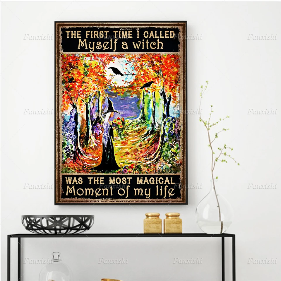 The First Time I Called Myself A Witch Vintage Painting Posters and Prints Wall Art Canvas Modular Picture for Living Room Decor
The First Time I Called Myself A Witch Vintage Painting Posters and Prints Wall Art Canvas Modular Picture for Living Room Decor
