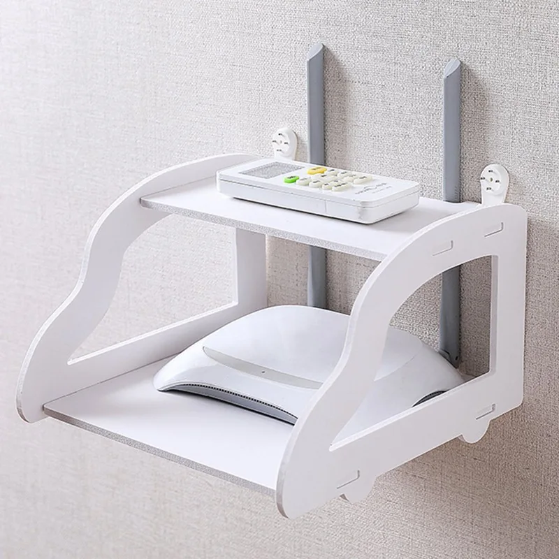 Wall Mounted Wifi Router Storage Rack Telephone Storage Rack TV Set-top Router Box Rack Holder Double Layer Storage Rack Bracket
Wall Mounted Wifi Router Storage Rack Telephone Storage Rack TV Set-top Router Box Rack Holder Double Layer Storage Rack Bracket