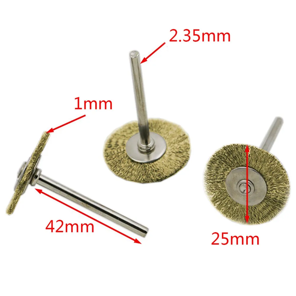 20PCS 25mm Brass Wire Wheel Brushes Universal Polishing Tool Parts For Grinder Accessories Cleaning Finishing Power Tool Parts
20PCS 25mm Brass Wire Wheel Brushes Universal Polishing Tool Parts For Grinder Accessories Cleaning Finishing Power Tool Parts