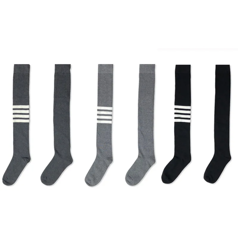 TB cotton ladies stockings asymmetrical four bar horizontal straps over the knee socks casual thigh socks college fashion socks
TB cotton ladies stockings asymmetrical four bar horizontal straps over the knee socks casual thigh socks college fashion socks