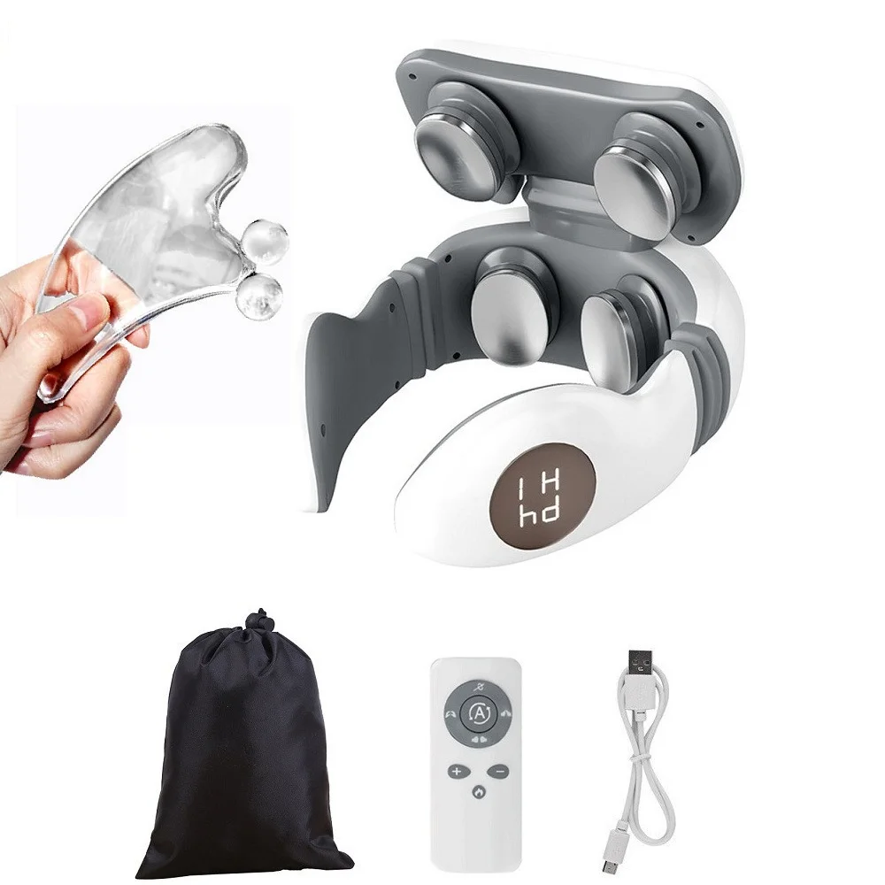 Upgrade Neck Massager with LCD Display 42℃ Hot compress 9 Levels TENS Electric Impulse Pain Relief Neck Shoulder Massager
Upgrade Neck Massager with LCD Display 42℃ Hot compress 9 Levels TENS Electric Impulse Pain Relief Neck Shoulder Massager