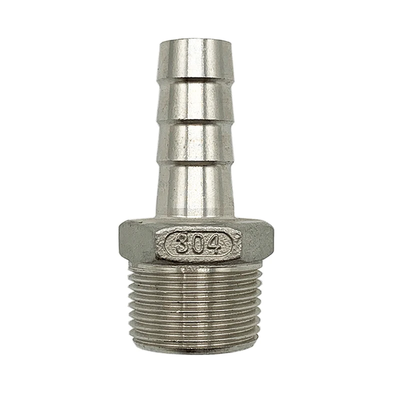 304 stainless steel DN15 pagoda joint hose barb hexagon male screw thread pipe connector adapter joint 
304 stainless steel DN15 pagoda joint hose barb hexagon male screw thread pipe connector adapter joint