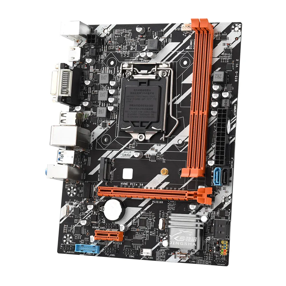 Материнская плата LGA 1155 Intel B75 SATA 6 ГБ/сек. USB 3,0 mикро ATX DDR3 1600 материнских плат B75-г Поддержка NVMe M.2 SSD 
Материнская плата LGA 1155 Intel B75 SATA 6 ГБ/сек. USB 3,0 mикро ATX DDR3 1600 материнских плат B75-г Поддержка NVMe M.2 SSD
