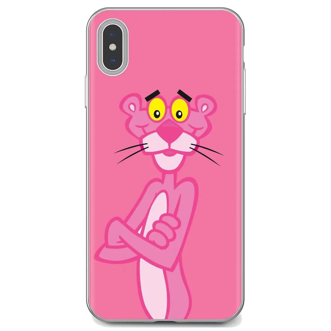 Дешевый силиконовый чехол для телефона милая мультяшная Розовая пантера Samsung Galaxy