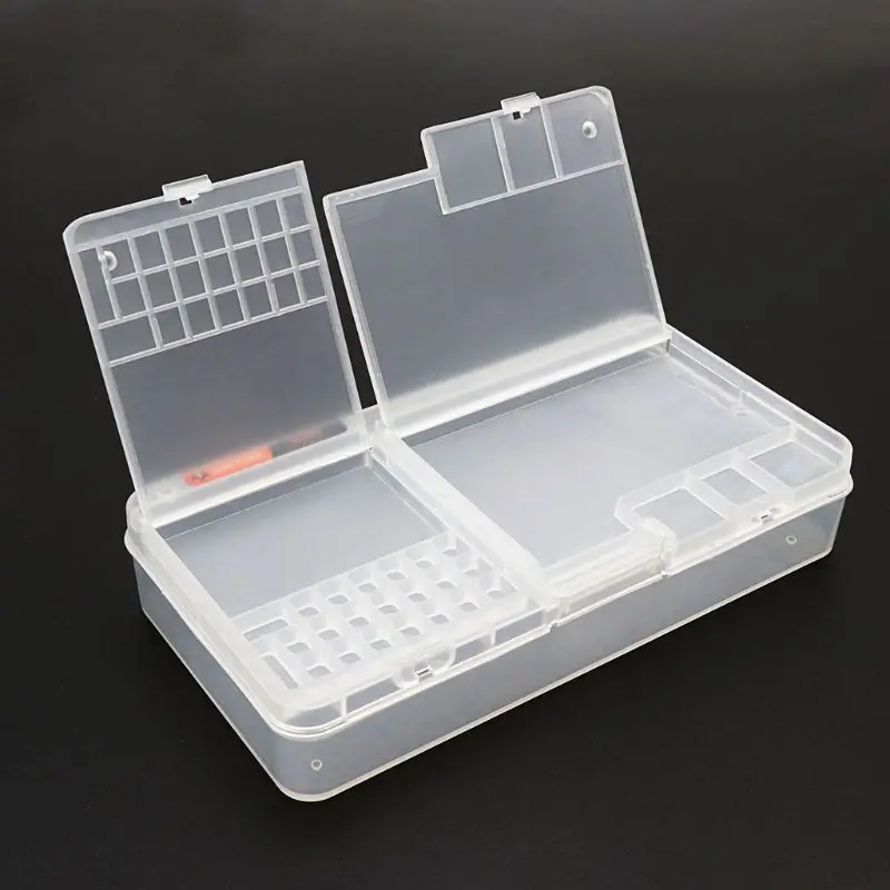 Multi Functional Mobile Phone Repair Storage Box For IC Parts Smartphone Opening Tools Collector 
Multi Functional Mobile Phone Repair Storage Box For IC Parts Smartphone Opening Tools Collector