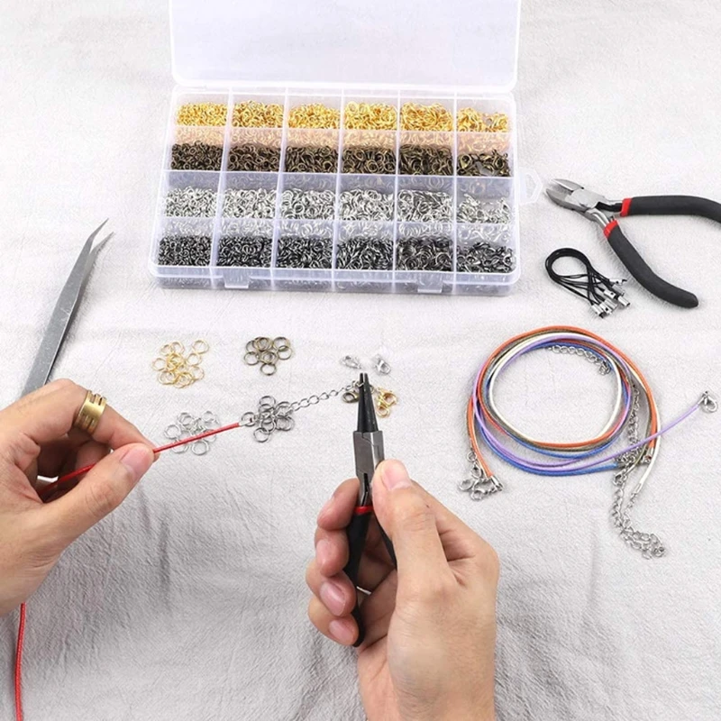 4294pcs Jump Rings Jewelry Repair Jewelry Pliers Lobster Clasps Necklace Repair 
4294pcs Jump Rings Jewelry Repair Jewelry Pliers Lobster Clasps Necklace Repair