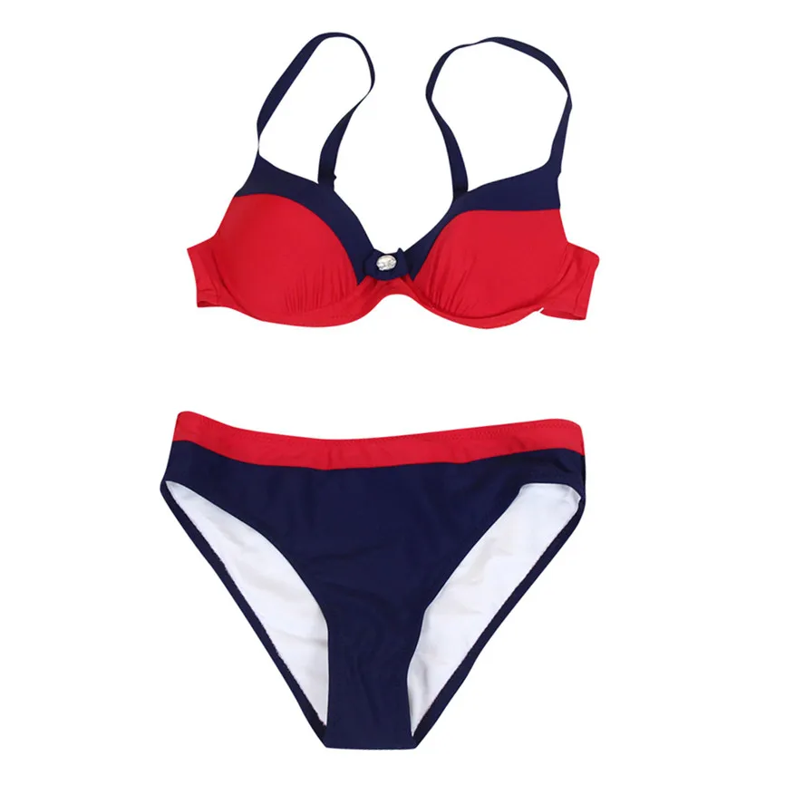 Womens Bikini Padded Push-up Bra Swimsuit Bathing Suit Swimwear Beachwear Triangle Printed Strap Bikinis Set Triangle Biquinis
Womens Bikini Padded Push-up Bra Swimsuit Bathing Suit Swimwear Beachwear Triangle Printed Strap Bikinis Set Triangle Biquinis