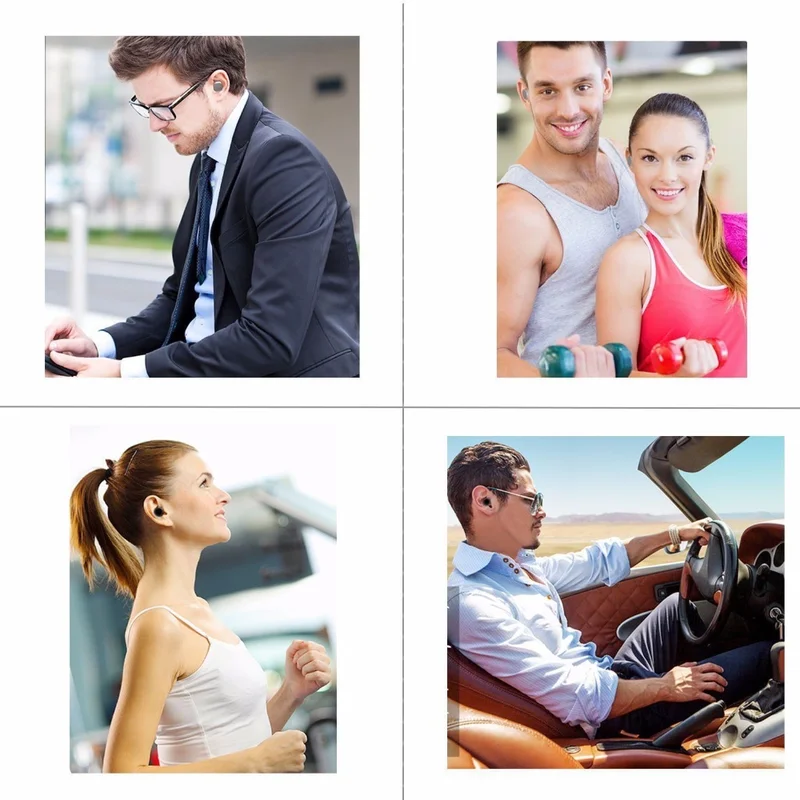 Lipstick Wireless Earbuds, MindKoo Mini TWS Twins HiFi Portable Bluetooth V4.2 Stereo Lipstick-Sized Headphones in-Ear Earphones
Lipstick Wireless Earbuds, MindKoo Mini TWS Twins HiFi Portable Bluetooth V4.2 Stereo Lipstick-Sized Headphones in-Ear Earphones