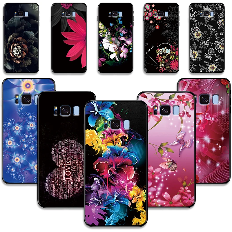 Силиконовый чехол для телефона samsung S8 S9 Plus s S8Plus S9plus полный 360 защитный