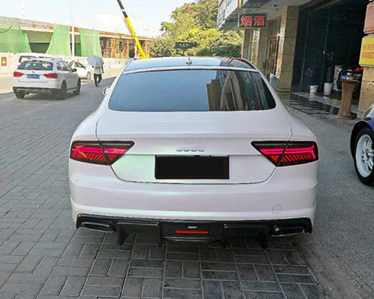 2016+ new AGenuine Full carbon fiber car parts rear bumper diffuser rear bumper lip for audi A7 S7 Sline
2016+ new AGenuine Full carbon fiber car parts rear bumper diffuser rear bumper lip for audi A7 S7 Sline