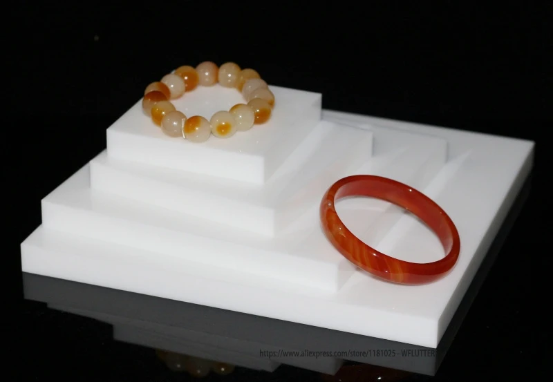 Customized White Square Acrylic Plate Jewelry Tray Bracelet Display Rack Necklace Showcase Watch Ring Holder Earring Stand
Customized White Square Acrylic Plate Jewelry Tray Bracelet Display Rack Necklace Showcase Watch Ring Holder Earring Stand