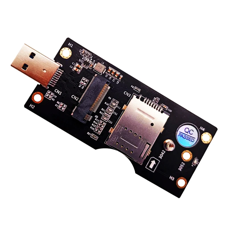 NGFF M.2 Key B to USB 3.0 Adapter Expansion Card with SIM 8Pin Card Slot for WWAN/LTE 3G/4G/5G Module Support M.2
NGFF M.2 Key B to USB 3.0 Adapter Expansion Card with SIM 8Pin Card Slot for WWAN/LTE 3G/4G/5G Module Support M.2