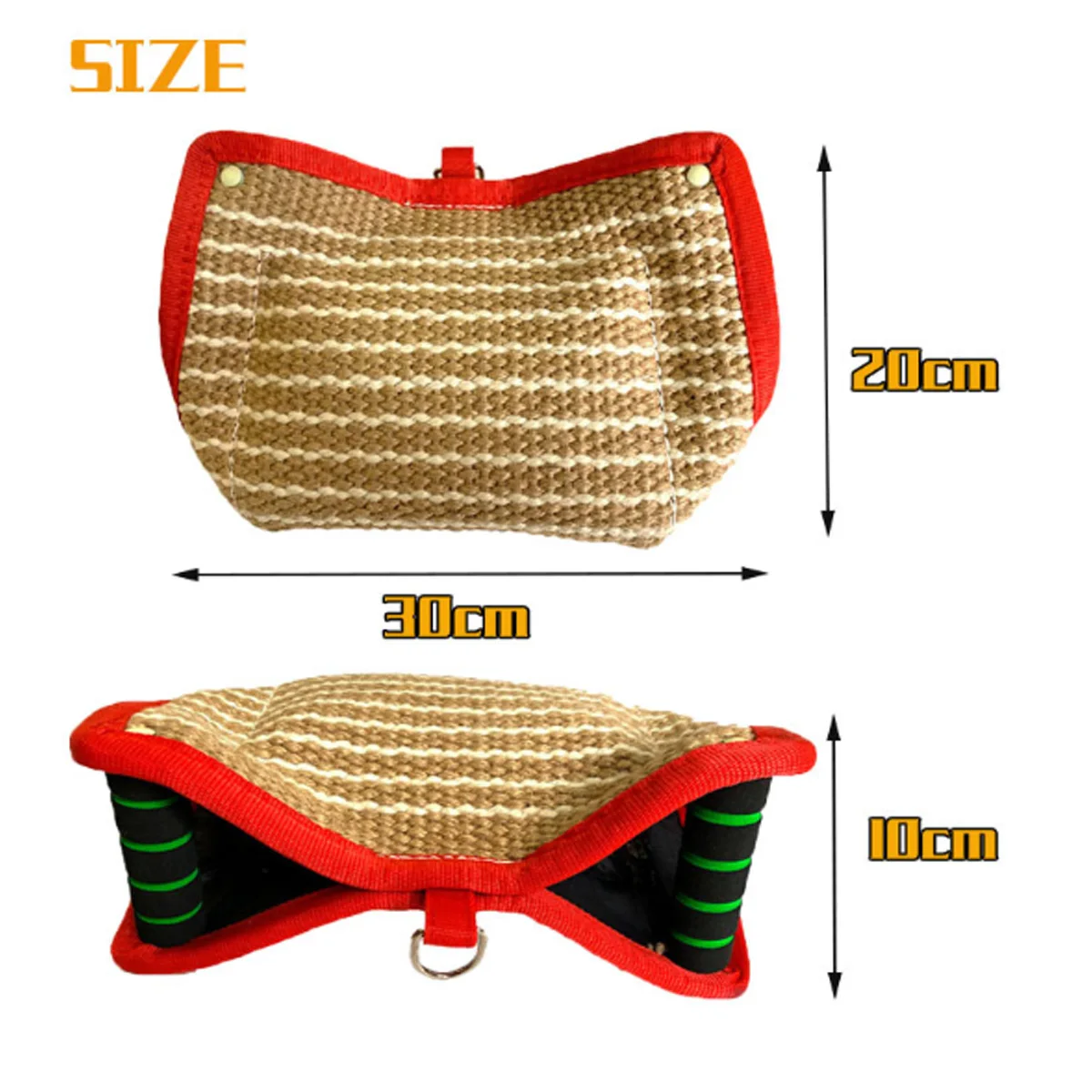 Dog Training Agility Equipment Pet Bite Tug Jute Bite Sleeve For Training Dogs Guard Schutzhund Chewing Protection
Dog Training Agility Equipment Pet Bite Tug Jute Bite Sleeve For Training Dogs Guard Schutzhund Chewing Protection