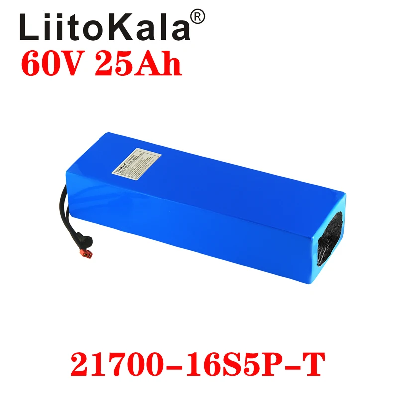 Аккумулятор для электрического скутера LiitoKala 60 в 25 А · ч аккумулятор