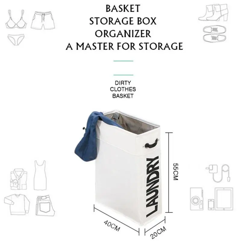 Collapsible Laundry Hamper Waterproof Multi-functional Corner Slim Laundry Basket Dirty Cloth Storage Basket
Collapsible Laundry Hamper Waterproof Multi-functional Corner Slim Laundry Basket Dirty Cloth Storage Basket