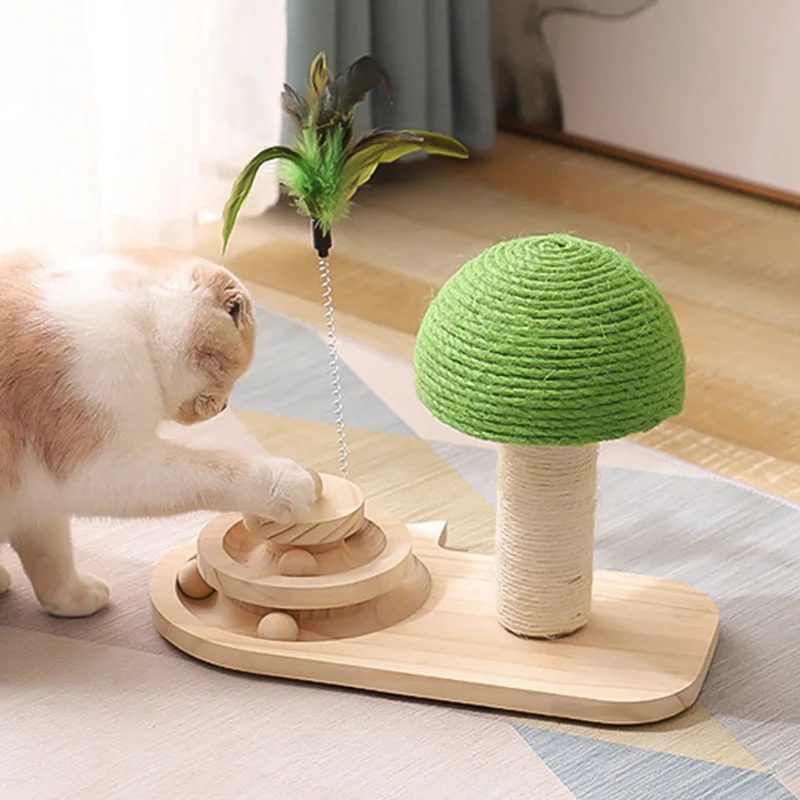 Interactive Wooden Cat Toys Ball Track Cat Tower Roller Toys Double Layers Kitten Toys Funny Swing Turntable Gifts C1
Interactive Wooden Cat Toys Ball Track Cat Tower Roller Toys Double Layers Kitten Toys Funny Swing Turntable Gifts C1