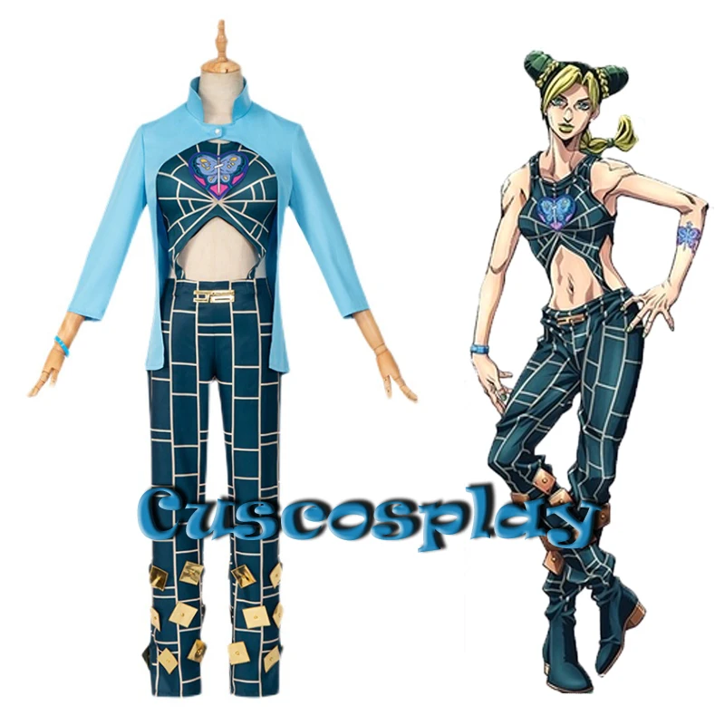 Anime JoJo's Bizarre Adventure:Stone Ocean Jolyne Cujoh Cosplay Costume Battle Suits Uniform Halloween Carnival Fancy Outfits
Anime JoJo's Bizarre Adventure:Stone Ocean Jolyne Cujoh Cosplay Costume Battle Suits Uniform Halloween Carnival Fancy Outfits