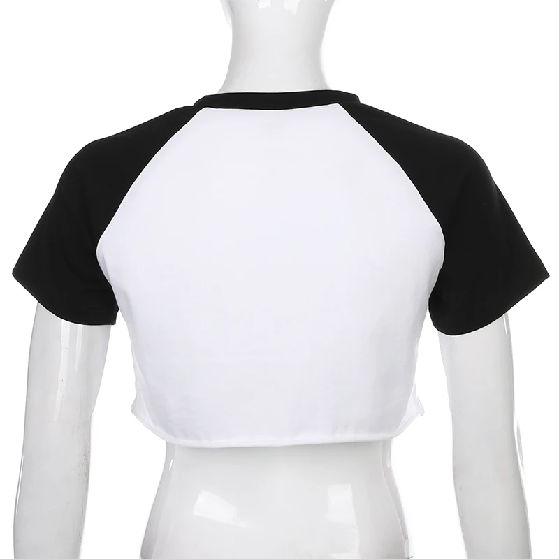 Rockmore Y2K Aesthetic Short Sleeve T-Shirt Women'S Cropped Top Tee Casual Harajuku E Girl Korean Clothes Kawaii Tshirt Summer 
Rockmore Y2K Aesthetic Short Sleeve T-Shirt Women'S Cropped Top Tee Casual Harajuku E Girl Korean Clothes Kawaii Tshirt Summer