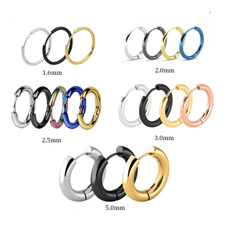 Круглые серьги-гвоздики серьги-кольца из нержавеющей стали для женщин и мужчин, кольца под розовое золото, бижутерия 
Круглые серьги-гвоздики серьги-кольца из нержавеющей стали для женщин и мужчин, кольца под розовое золото, бижутерия