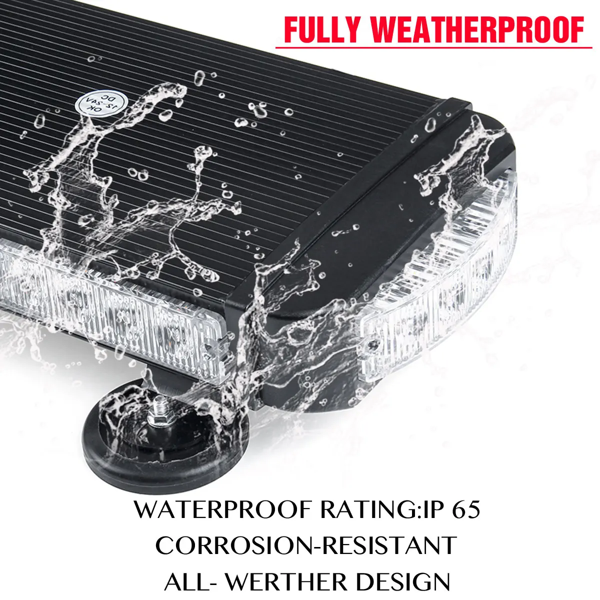 13'' 24 LED Car Emergency Flasher Warning Strobe Light Bar Beacon Lamps Roof Top Warning LED Flashing Lights Waterproof Amber
13'' 24 LED Car Emergency Flasher Warning Strobe Light Bar Beacon Lamps Roof Top Warning LED Flashing Lights Waterproof Amber
