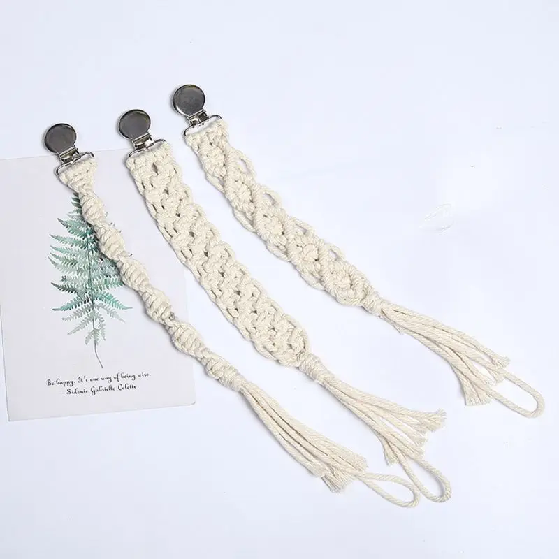 Baby Crochet Cotton Pacifier Clip Chain Teether Teething Soother Nipple Holder Infant Toy Accessory
Baby Crochet Cotton Pacifier Clip Chain Teether Teething Soother Nipple Holder Infant Toy Accessory