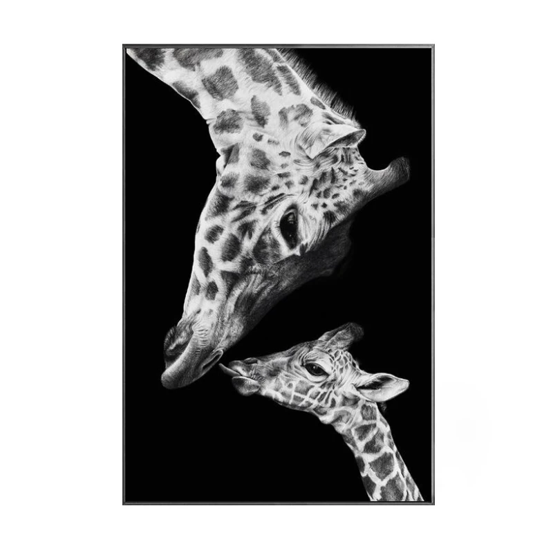 Giraffe Mother and Child Canvas Paintings On the Wall Art Posters and Prints Nordic Animals Funny Art Pictures Cuadros Decor
Giraffe Mother and Child Canvas Paintings On the Wall Art Posters and Prints Nordic Animals Funny Art Pictures Cuadros Decor