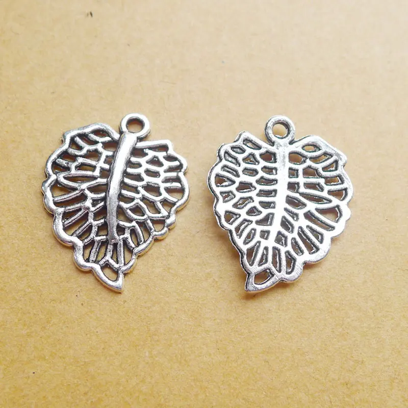 RAINXTAR Alloy Hollow Leaf Charms Jewelry Making Antique Silver Color Earring Making Charms 19*24mm 100pcs AAC062
RAINXTAR Alloy Hollow Leaf Charms Jewelry Making Antique Silver Color Earring Making Charms 19*24mm 100pcs AAC062